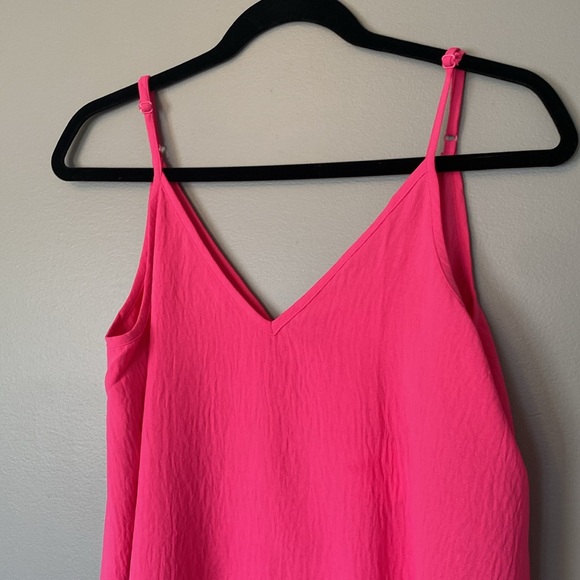 ๐ Hot Pink Flowly Tank - Small - Picture 2 of 6